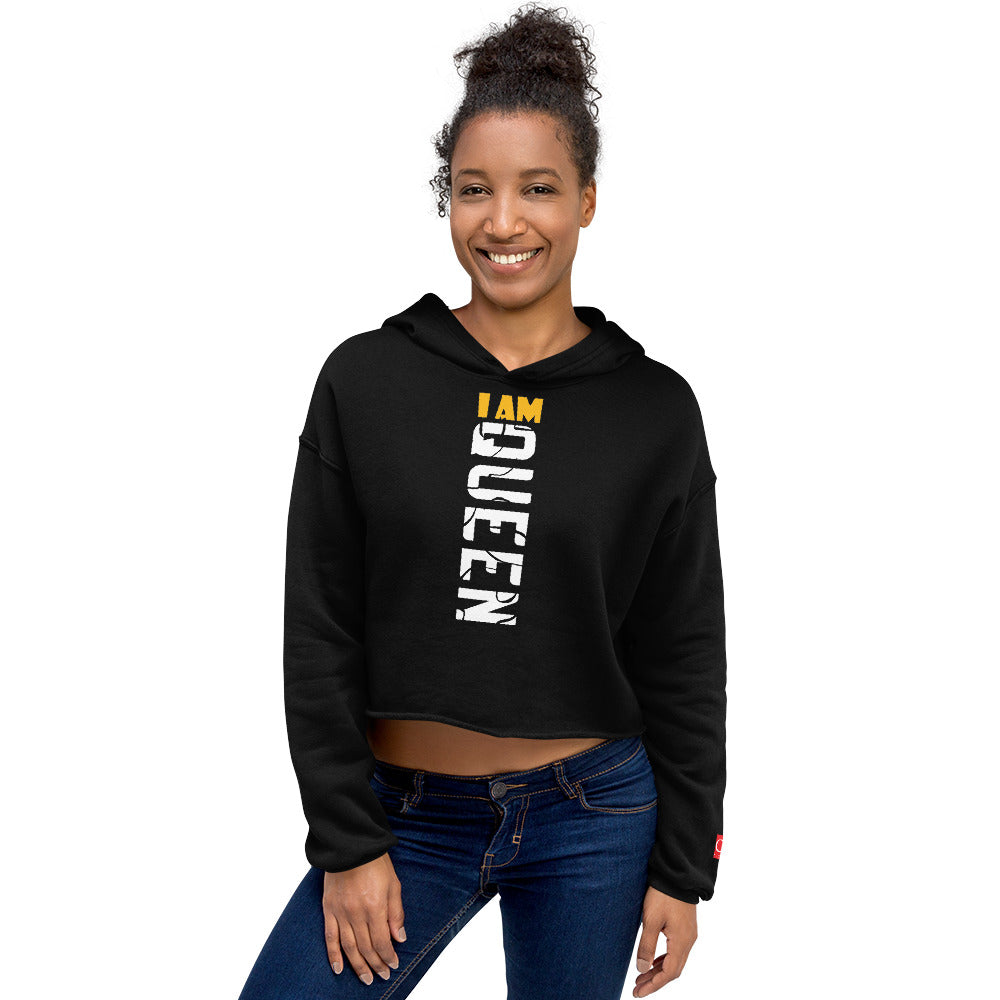 Queen Crop Hoodie